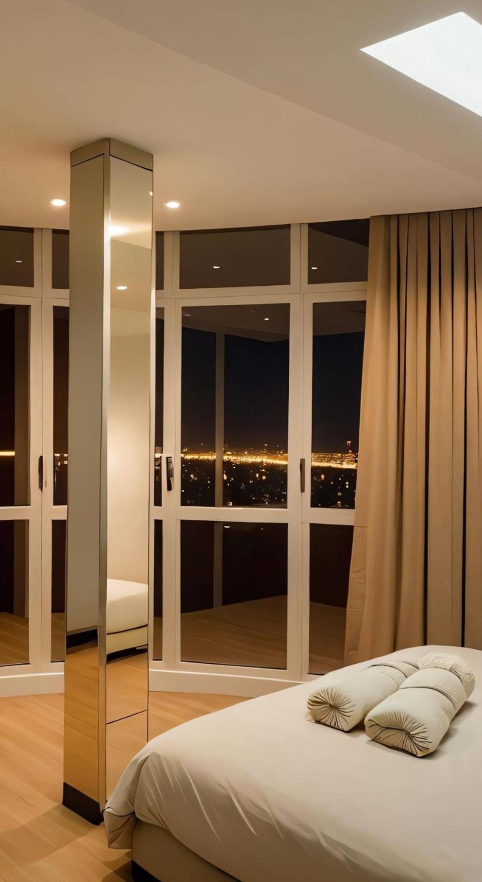 Amazing Appartement " Avec Climatisation " Au Centre Ville En Face Hilton & Gare Train De Tgv De Tanger 2N Extérieur photo